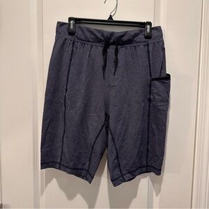 lululemon athletica Blue Athletic Shorts with Elastic Waistband and Relaxed Fit